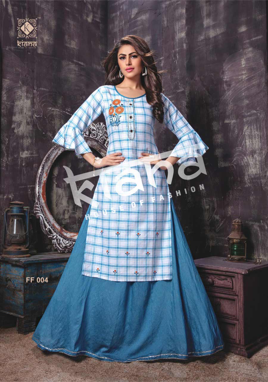 Fusion Flavours Kiana Satin Lurex Kurti Manufacturer Fusion Flavours Kiana Satin Lurex Kurti Manufacturer